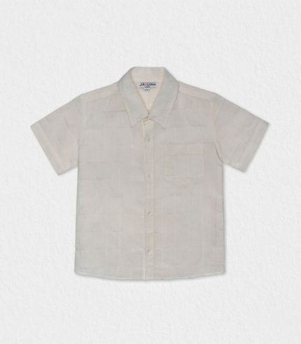 Linen boy shirt for special occasions in breathable fabric