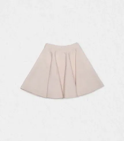 Charming girls flared skirt with soft pleats for everyday elegance