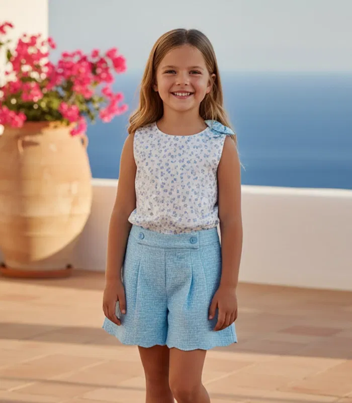 SHORTS-CAISSY-SKY-BLUE-1-ORIGINAL elegant girls shorts babywear